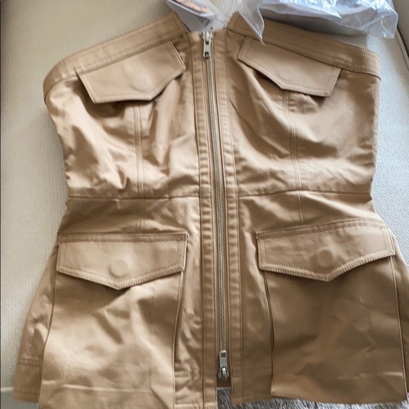 My Self Portrait. Strapless Canvas top! - Picture 8 of 12